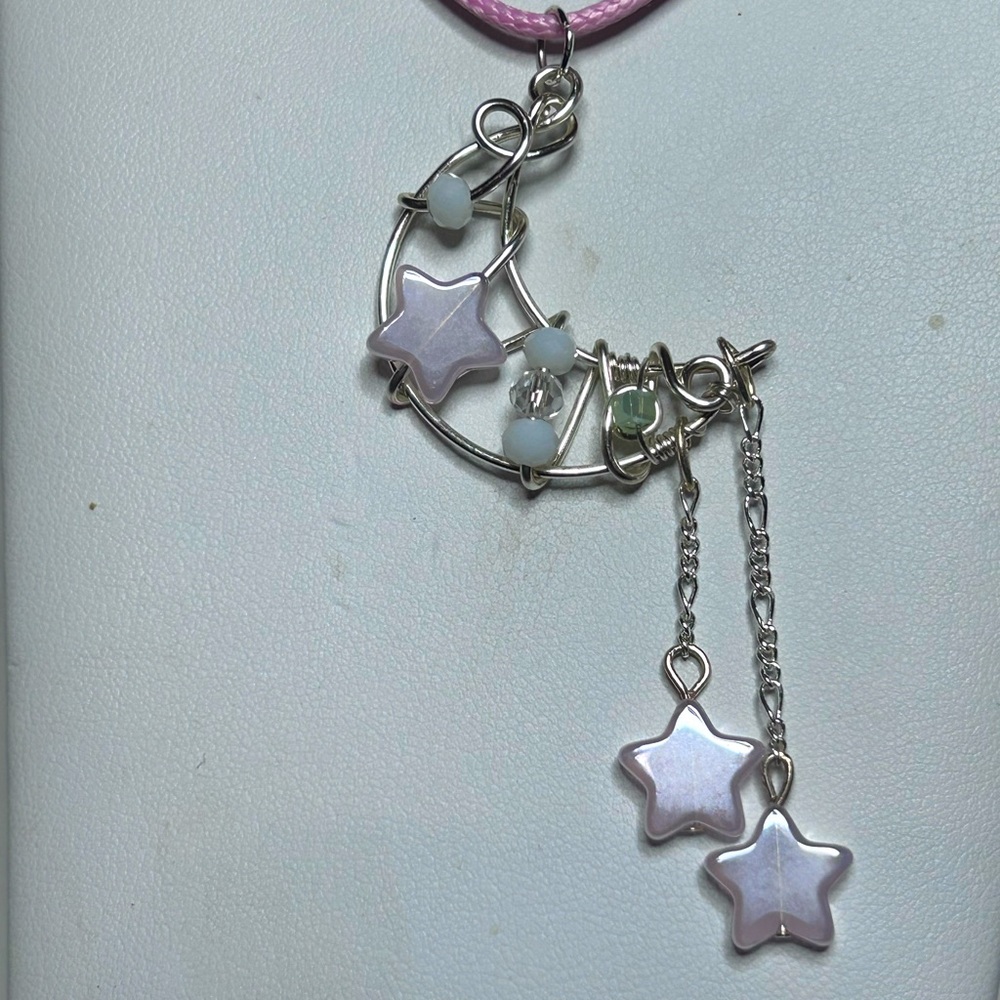 Handmade moon earrings